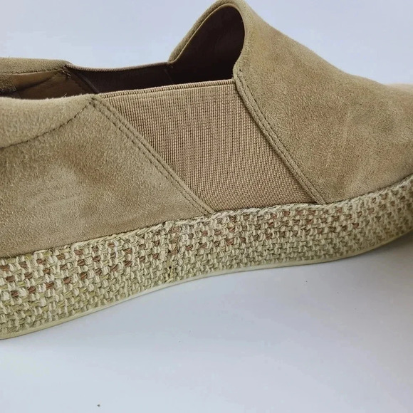 Vince Tan suede Saxon espadrilles Size 8 Comfort Casual Girls Day Adveture - Picture 7 of 11